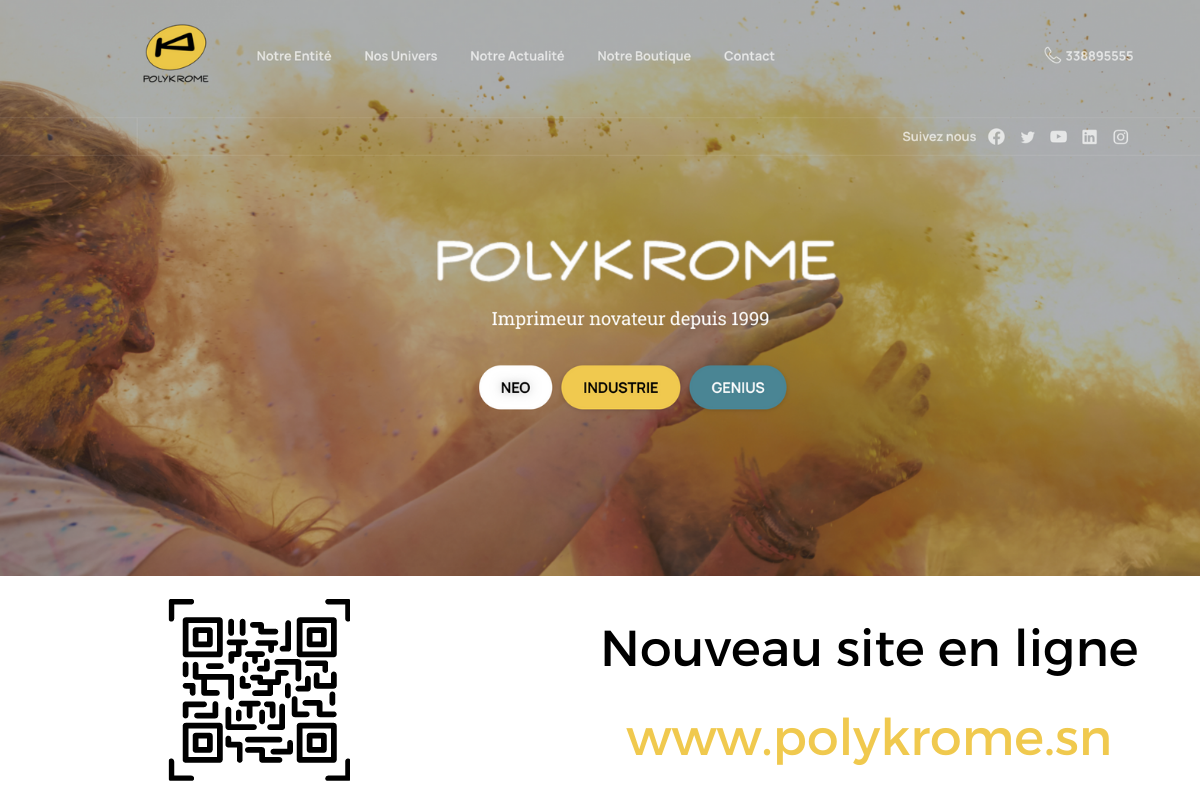 Le Nouveau Site de Polykrome est en ligne !